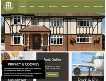 Tablet Screenshot of harwoodhousestansted.com